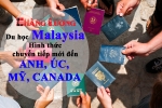 Du học Malaysia – Hình thức chuyển tiếp mới đến Anh,Úc, Mỹ, Canada