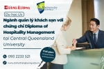 DU HỌC ÚC – NGÀNH QUẢN LÝ KHÁCH SẠN VỚI CHỨNG CHỈ DIPLOMA OF HOSPITALITY MANAGEMENT TẠI CENTRAL QUEENSLAND UNIVERSITY