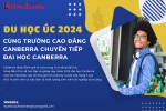 DU HỌC ÚC 2024 CÙNG TRƯỜNG CAO ĐẲNG CANBERRA CHUYỂN TIẾP ĐẠI HỌC CANBERRA